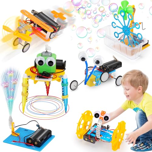 Wissenschaft Experimente Kit für Kinder 8 9 10, Roboter Kit Spielzeug, STEM Aktivitäten Lernen Pädagogische Spielzeug ab 8 Jahre Jungen von Lypsochaat