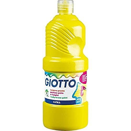 Lyra 533402 Giotto Extra Quality, Malfertige Temperafarbe höchster Qualität, 1.000 ml, gelb von GIOTTO