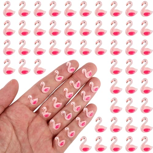 120 Stück Mini Flamingo aus Kunstharz, Winzige Flamingo Miniatur Figuren Kleine Tiere Harz für Puppenhaus Garten Mikrolandschaft Basteln 120 Stück Mini Flamingo aus Kunstharz, Winzige Flamingo Miniatur Figuren Kleine Tiere Harz für Puppenhaus Garten Mikrolandschaft Basteln von Lyreh
