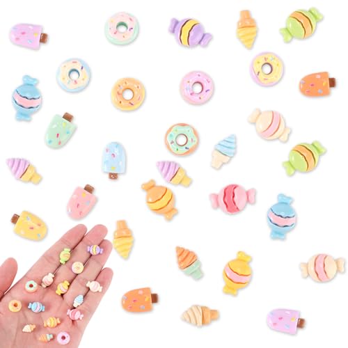 Lyreh 120stk Mini-Desserts Kunstharz für Puppenhäuser, Miniatur-Lebensmittelspielzeug Kleine Donuts Eiscreme Waffeln Süßigkeiten für Bastelarbeiten Landschaftsbau Miniküchen Kreative Szenen Lyreh 120stk Mini-Desserts Kunstharz für Puppenhäuser, Miniatur-Lebensmittelspielzeug Kleine Donuts Eiscreme Waffeln Süßigkeiten für Bastelarbeiten Landschaftsbau Miniküchen Kreative Szenen von Lyreh