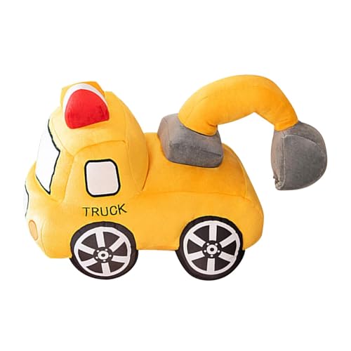 11.8 Inch Excavator Plush Toy - Cuddly Stuffed Construction Vehicle, Soft and Huggable Plush Doll | Cute Stuffed Animal for Kids, Adults, Collectible Plushie, Perfect for Playtime, Home Decor von Lyricalist