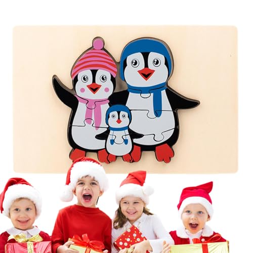 3D-Cartoon-Puzzle für Kinder, pädagogisch wertvolles 3D-Cartoon-Puzzle - 3D-Cartoon-Puzzle zum Lernen von Holzpuzzles | Tierpuzzles, Lernspielzeug für Zuhause, Reisen, und Mädchen von Lyricalist