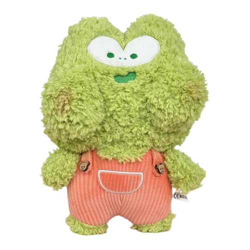 Ausgestopfter Frosch,Frosch-Stofftier - 9,45 Zoll lustiger Frosch-Plüschtier - Plüschpuppenspielzeug, weiche Kindergartendekoration, Cartoon-Plüschtier für Halloween, Weihnachten, Erntedankfest von Lyricalist