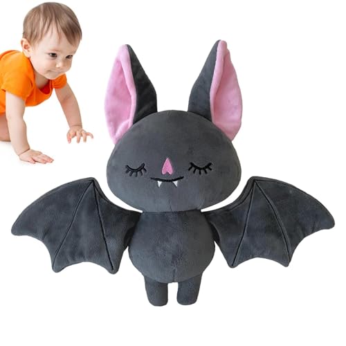 Gefülltes Fledermausspielzeug - Plüsch-Fledermausspielzeug, Fledermauspuppen-Plüsch, Plüschpuppen-Geschenk, Kuscheliges Halloween | Tierisches 18 Cm Weiches Kuscheltier Für Kinder, Heimdekoration von Lyricalist