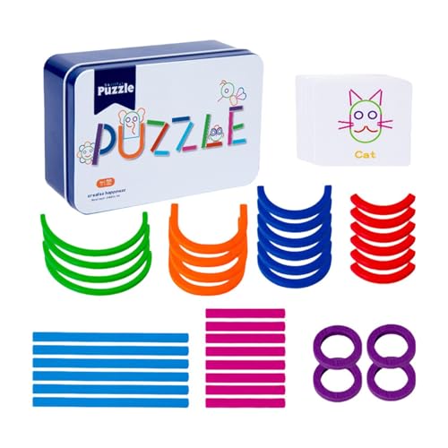 Lustige Holzpuzzles, Lernpuzzles für Kinder - Lustige Lernspielzeuge für Kinder - Niedliches Früherziehungsspielzeug, Denksportspielzeug für Vorschule, Kindergarten von Lyricalist