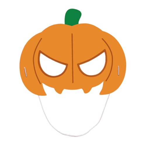 Lyricalist Cartoon Face Cover - Cartoon Pumpkin Face Shield, Ghost Costumes for Kids | Creative Party Favors, Portable Face Shield for Cosplay, Party, Dance von Lyricalist