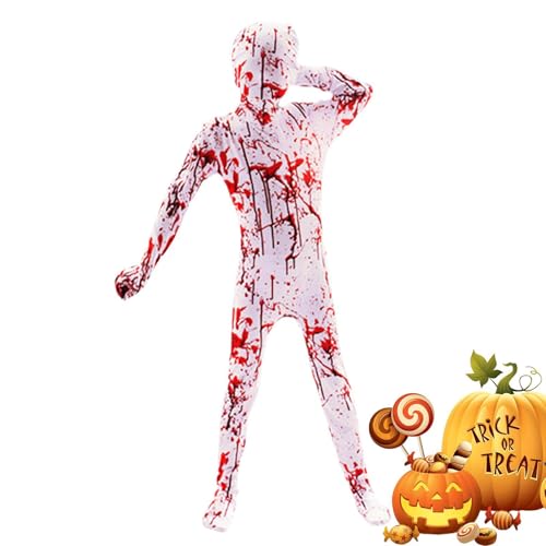 Lyricalist Halloween Kids Dress Up - Horror Dress Up, Horror Breathable Dress Up, Scary Halloween Kids Costumes, Multipurpose Elastic Child Jumpsuit, Festive Costume for Cosplay von Lyricalist