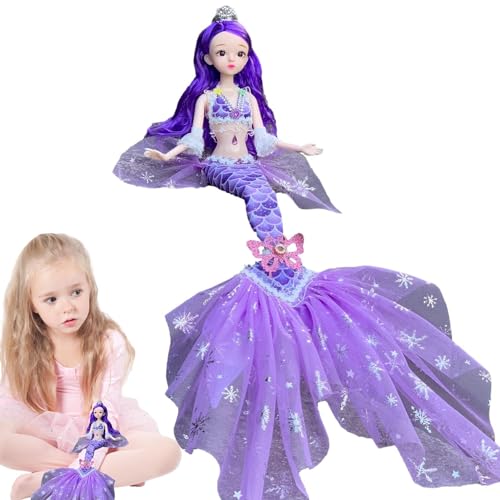 Lyricalist Little Mermaid Toys - Little Mermaid Doll Toy, Mermaid Doll | Movable Collection Mermaid Doll Exquisite, Fashion Doll Princess Classic Movie Inspired for Christmas and Children's Day von Lyricalist