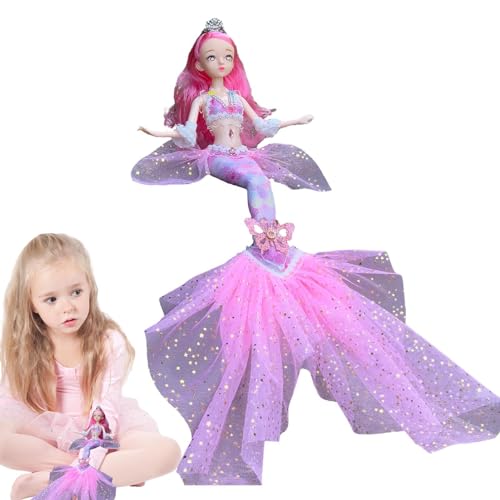 Lyricalist Little Mermaid Toys - Little Mermaid Doll Toy, Mermaid Doll | Movable Collection Mermaid Doll Exquisite, Fashion Doll Princess Classic Movie Inspired for Christmas and Children's Day von Lyricalist