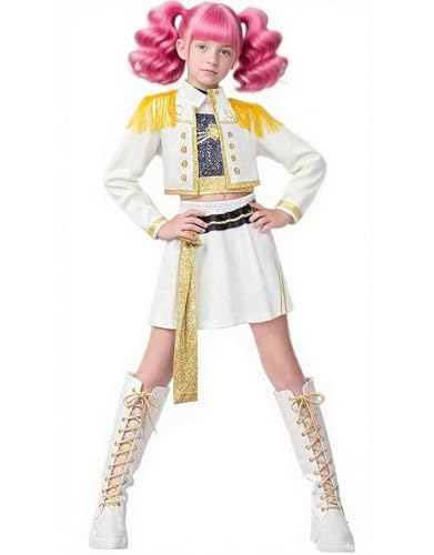 Lyxaof Kinder Kpop Dämon Hunters Anime Kostüm Mädchen Ausgefallene Charakter Dress Up Outfit Halloween Karneval Party Cosplay Komplettset Lyxaof Kinder Kpop Dämon Hunters Anime Kostüm Mädchen Ausgefallene Charakter Dress Up Outfit Halloween Karneval Party Cosplay Komplettset von Lyxaof