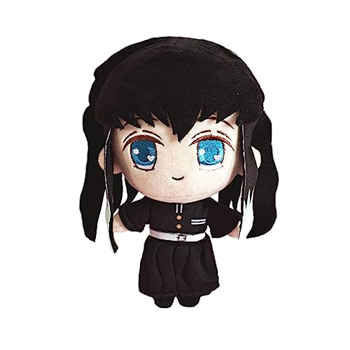 Anime Kamado Nezuko Soft Figur Kissen, Manga Kamado Tanjiro Weiches Niedlich Pummelig Throw Pillow, Tokitou Muichirou Hug Pillow Auto Bett Sofa Desktop Heimdekoration Ornamente Sammlerstück 25cm von Lzrong