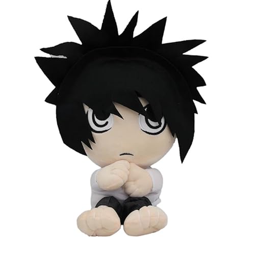 Death Note Plüschkissen Ryuuku/Lawliet L Plush Figur Anime Charakterfiguren Niedliche Weiche Plüschpuppen Dekorativ Geschenke für Anime Fans 25cm von Lzrong