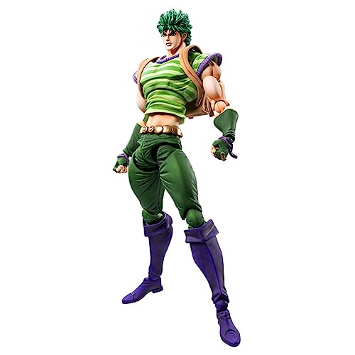 JJBA Figur Kujo Jotaro Actionfigur Jonathan Joestar Figur Statue, Anime Action Figur Modell Super Movable Change Accessories Figur Skulptur Collectibles Desktop Decoration Ornamente Geschenke 17CM von Lzrong