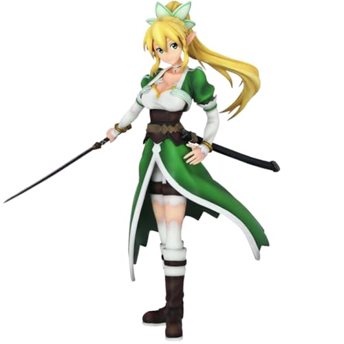 Kirigaya Suguha Figur Yuuki Asuna Modell, Leafa Action Figur Statue mit Requisiten, 19CM PVC Girl Figur Anime Manga Charaktere Modell Stehendehaltung Skulptur Dekoration Sammlerstück Geschenke von Lzrong