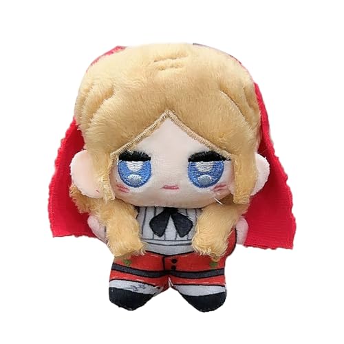 Luchino Diruse Schlüsselanhänger Anime Figur Spiel Anhänger, Anne Lester Stuffed Puppe Victor Grantz Stuffed Figur Doll Fiona Gilman Stoffpuppen Pendant Rucksack Decoration 10CM von Lzrong