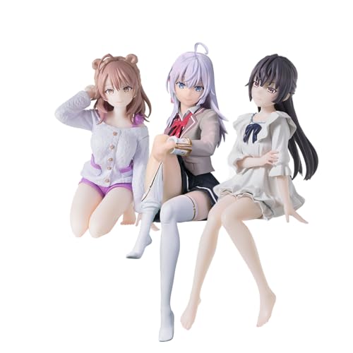 Lzrong 3 PCS/Set Alisa Mikhailova Kujou Figur SUO Yuki Actionfigur Maria Mikhailovna Kujou Figur Statue, Manga Spielfiguren Anime Figur Noodle Stopper Modell Skulptur Dekoration Collection Geschenk von Lzrong