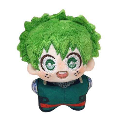 Lzrong Anime MHA Midoriya Izuku Plush Figure Mini Plush Doll Beliebte Anime Charakter Niedlich Plüschpuppe PlüschKissen Dekoration Geschenk für Fans 12CM von Lzrong