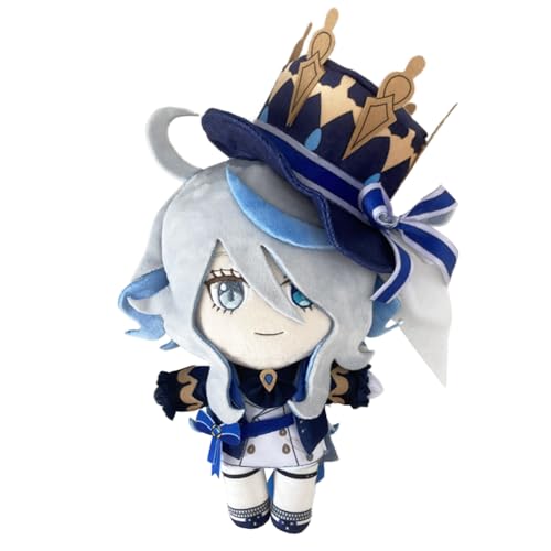 Lzrong Anime Plush Figure Focalors/Furina Plush Beliebte Spielcharakter Niedlich Plüschpuppe PlüschKissen Dekoration Geschenk für Spielefans von Lzrong