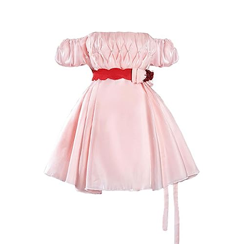 Lzrong Asuka Langley Soryu Cosplay Kostüm Whisper of Flower Cosplay Outfits, Damen Kleid Sommer Anime Cosplay Kostüm Halloween Weihnachten Karneval Party Outfits Geschenke für Fans von Lzrong