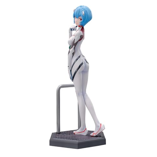 Lzrong Asuka Langley Soryu Figur Anime Girl Figuren Statue, Ayanami Rei Actionfigur Kampfkleid Modell Skulptur Desktop Dekoration Ornament Sammlerstück Geschenk 19CM von Lzrong