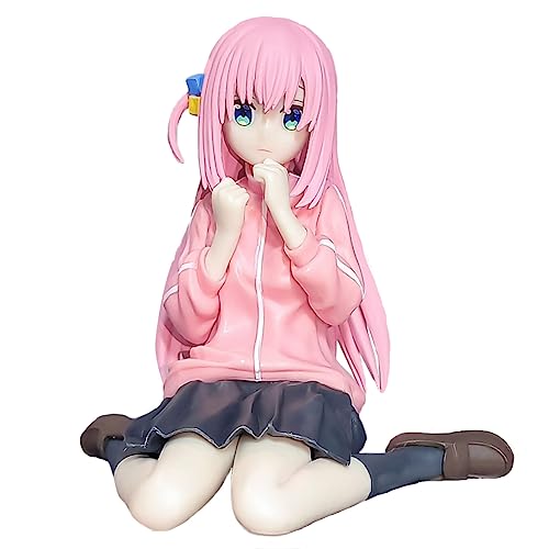 Lzrong Bocchi The Rock Figur Gotō Hitori Figuren PVC Modell Statue Anime Mädchen Desktop Dekoration Sammlerstück Geschenk für Fans 9cm von Lzrong