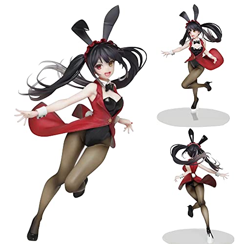 Lzrong Date A Live Figur Tokisaki Kurumi Bunny Girl Figur Statue Modell Anime Dekoratives Ornamente Sammlung Geburtstag 20cm von Lzrong