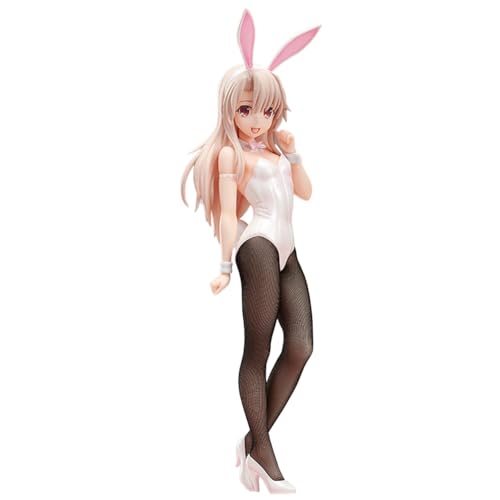 Lzrong FGO Anime Figuren Statue, 39cm Illyasviel von Einzbern Figur Große Größe Seide Bunny Dress up Figurine Sculpture, Desktop Dekoration Sammlermodell Ornamente Fans von Lzrong