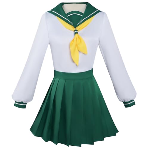 Lzrong Gushing over Magical Cosplay Kostüm Set, Hanabishi Haruka Uniform Rock mit Perücken Anzug Halloween Karneval Party Dress Up Outfits Komplettset von Lzrong