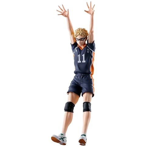 Lzrong Haikyuu Figur Tsukishima Kei Figuren Kuroo Tetsurou Statue, Anime Figur Oikawa Tooru Nudelstopper Figur Modell Skulptur, 18CM Desktop Dekoration Ornament Collectibles Geschenk von Lzrong