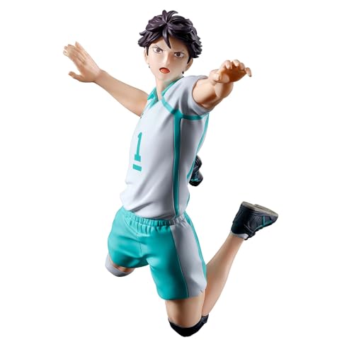 Lzrong Haikyuu Figur Tsukishima Kei Figuren Kuroo Tetsurou Statue, Anime Figur Oikawa Tooru Nudelstopper Figur Modell Skulptur, 18CM Desktop Dekoration Ornament Collectibles Geschenk von Lzrong