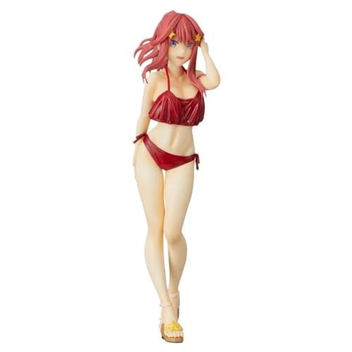 Lzrong The Quintessential Quintuplets Figur Nakano Yotsuba Figuren Anime Girl Figur Nakano Itsuki Modell Statue Skulptur Desktop Schreibtisch Dekoration Ornament Collectible Geburtstag Gift 17CM von Lzrong