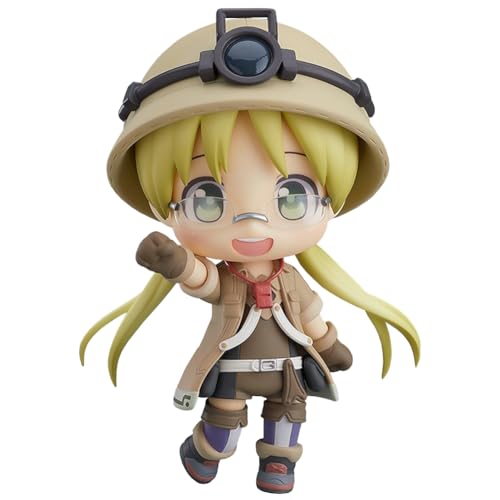 Made in Abyss: The Golden City of The Scorching Sun Actiongfigur Nanachi Statue, Anime Figuren Made IN Abyss Figur Movable Change Head Accessories Figur Modell Skulptur Decoration 10CM von Lzrong