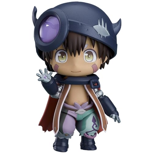 Made in Abyss: The Golden City of The Scorching Sun Actiongfigur Reg Statue, Anime Figuren Made IN Abyss Figur Movable Change Head Accessories Figur Modell Skulptur Decoration 10CM von Lzrong