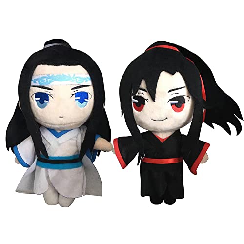 Mo Dao Zu Shi Anime Figur Plush Wei Wuxian LAN Wangji Plüschpuppe MDZS Merch Plush Geschenke für Anime Fans von Lzrong