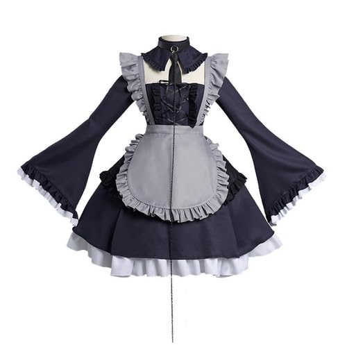 My Dress-Up Darling Cosplay Shizuku Kuroe Cosplay Kostüm, Schwarz Kleider Lolita Maid Outfit Uniform Dienstdamen Röcke Halloween Weihnachten Karneval Anime Party Comic Con Outfits von Lzrong