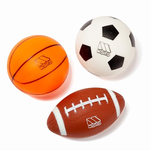 M MOLTO 24723 Set mit DREI Sportbällen: Fußball, Ball und Rugby von M MOLTO