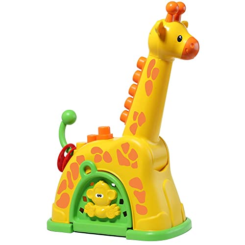 M MOLTO Musical Activities Giraffe with Moltó Building Blocks von M MOLTO