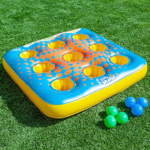 MOLTO | Aufblasbares 3-in-Einer-Reihe-Wurfspiel mit 6 Bällen – Outdoor-Spiel für Kinder – Aufblasbares Lernspiel für Garten und Pool – Spaß und Aktiv MOLTO | Aufblasbares 3-in-Einer-Reihe-Wurfspiel mit 6 Bällen – Outdoor-Spiel für Kinder – Aufblasbares Lernspiel für Garten und Pool – Spaß und Aktiv von M MOLTO