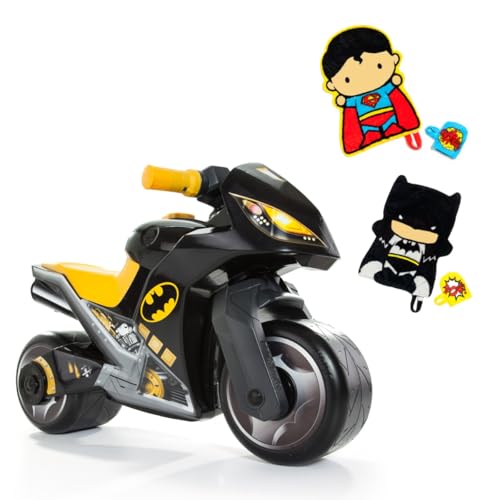 MOLTO| Cross Batman Dirt Scooter + 2 Schwimmhandschuhe | Geländegängiger Roller | Sicheres & Robustes Kinderspielzeug | Fördert eine gesunde kindliche Entwicklung | +18 Monate von M MOLTO