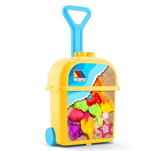 MOLTO | Moltó Strandwagen + 10 Spielzeuge inklusive – Kinder-Strandwagen mit Stauraum – Ideal für Sand, Pool und Garten MOLTO | Moltó Strandwagen + 10 Spielzeuge inklusive – Kinder-Strandwagen mit Stauraum – Ideal für Sand, Pool und Garten von M MOLTO