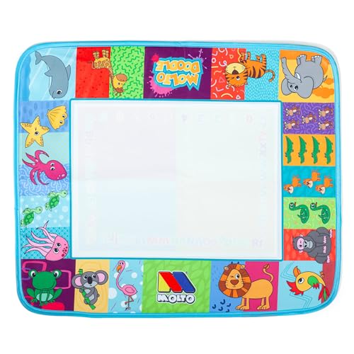 MOLTO | Zeichenmatte mit Wassermarker – Kreatives Kinderspielzeug zum Zeichnen und Radieren – Lernaktivität für Kinder – ohne Tinte MOLTO | Zeichenmatte mit Wassermarker – Kreatives Kinderspielzeug zum Zeichnen und Radieren – Lernaktivität für Kinder – ohne Tinte von M MOLTO