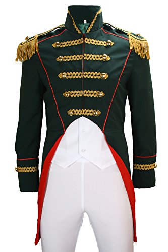 M&G Atelier Soldat Napoleon Kostüm Jacke (56, grün) von M&G Atelier