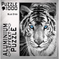 MIC 7460 Aluminium Effect Puzzle Blue Eyes 1000 Teile von M.I.C.