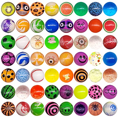 M.best 25 Stück Flummies für Kinder, 32mm Flummi Planeten Hüpfbälle Springball Gummiball Spielzeug für Kindergeburstag Partygeschenke Geschenktütenfüllung, Zufälliger Stil von M.best