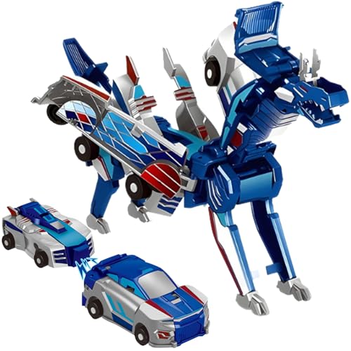 MACULPER Einhorn Roboter Einhorn Auto Spielzeug Einhorn Spielzeug Einhorn Roboter Transformierendes Kinder Transforming Toys für Kinder Junge Geschenk ab 3 4 5 6 7 Jahre von MACULPER