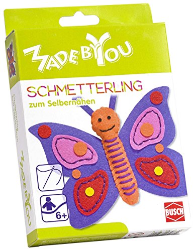 MADE BY YOU 13037" Lila Schmetterling zum Selbernähen Kinder-Bastelset von MADE BY YOU