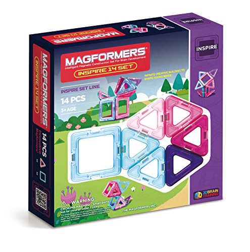 MAGFORMERS Inspire Set 14-teilig Magnetspiel 274-52, 3 Jahre to 99 Jahre von MAGFORMERS