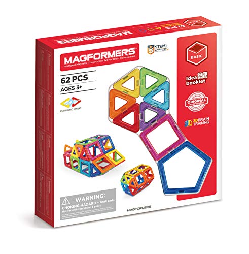 Magformers 274-09 Konstruktionsspielzeug, 3 Jahre to 99 Jahre, 62 Stück von MAGFORMERS