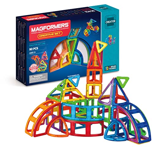 Magformers 703004 Creatieve Set, 90dlg, Mehrfarbig von MAGFORMERS