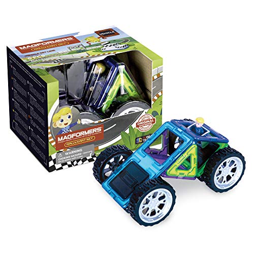 Magformers 707016 Rally Kart Boy racer Construction Set, Multicolor von MAGFORMERS